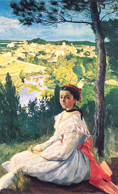 View of the Village Frederic Bazille
